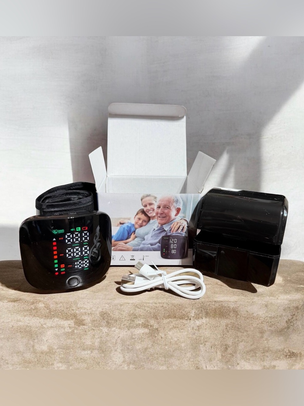 Digital Wrist Blood Pressure Monitor - Black
